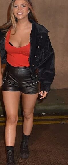 leather hotpants