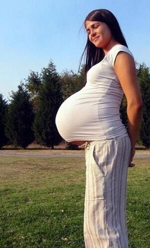 Pregnant Women in Clothes