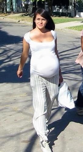 Pregnant Women in Clothes