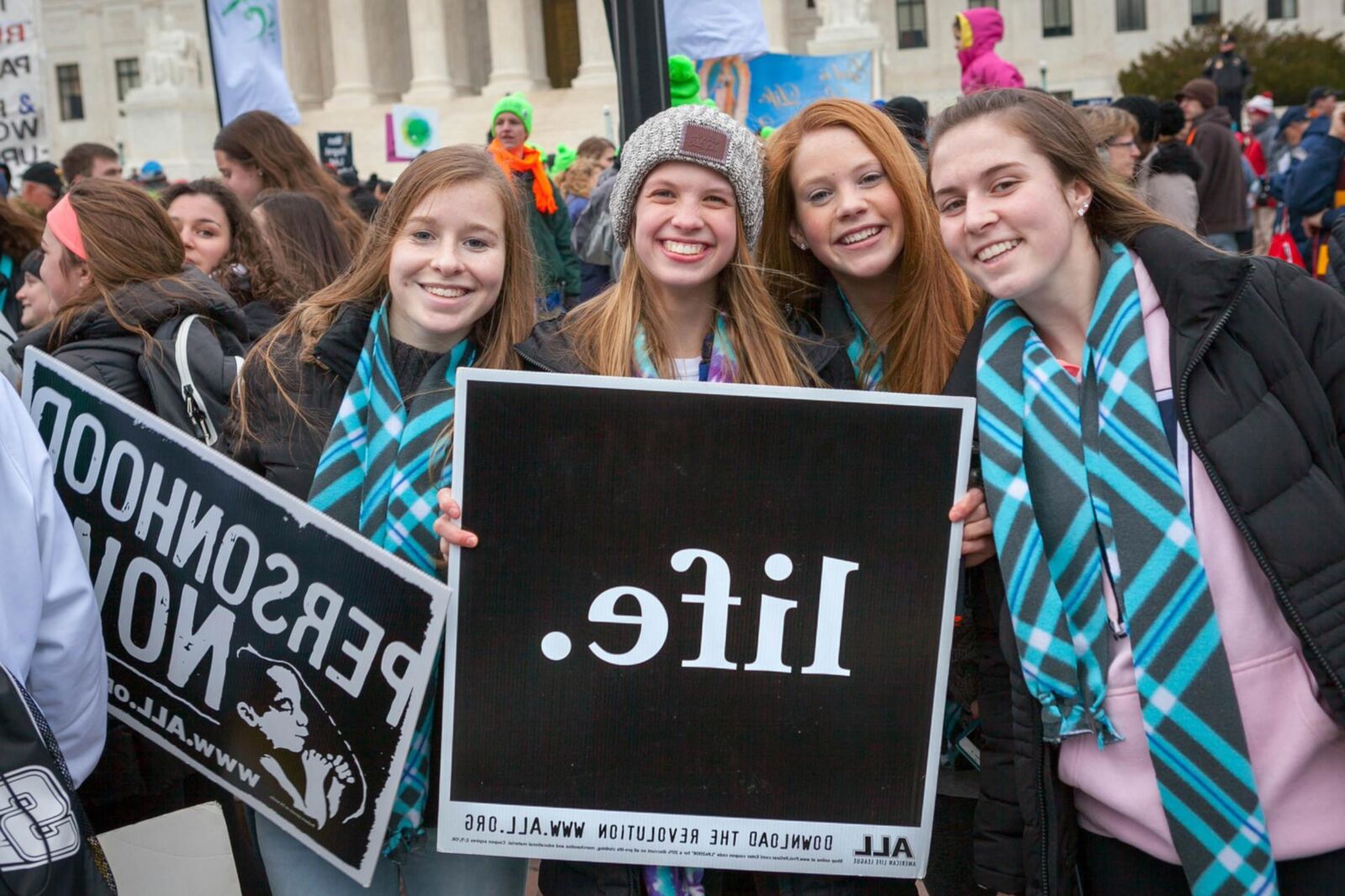 College Pro-Life Protesters