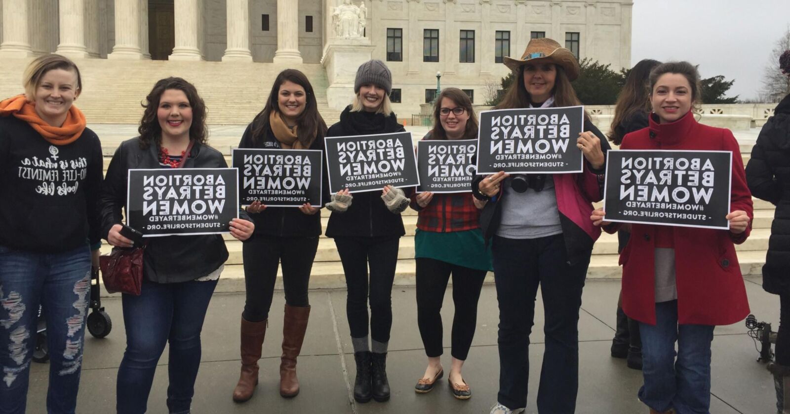 College Pro-Life Protesters