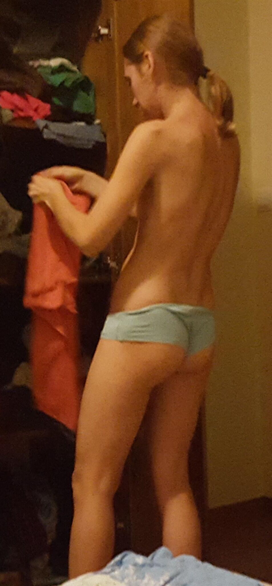 Skinny Polish Maja in blue undies