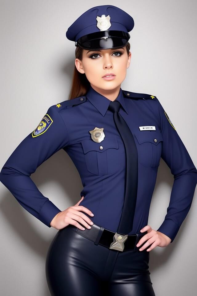 Uniforme de femme de police AI