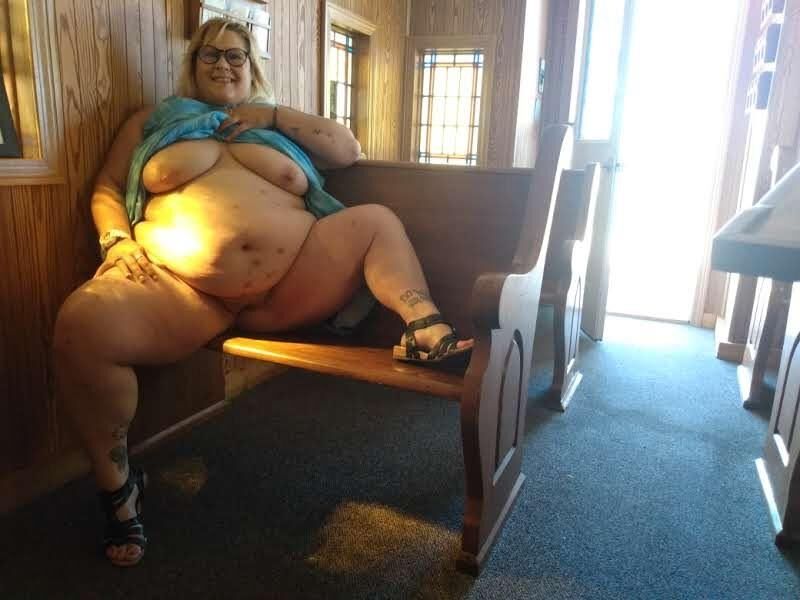 BBW brat PoppyJay NAKED in a CHAPEL 