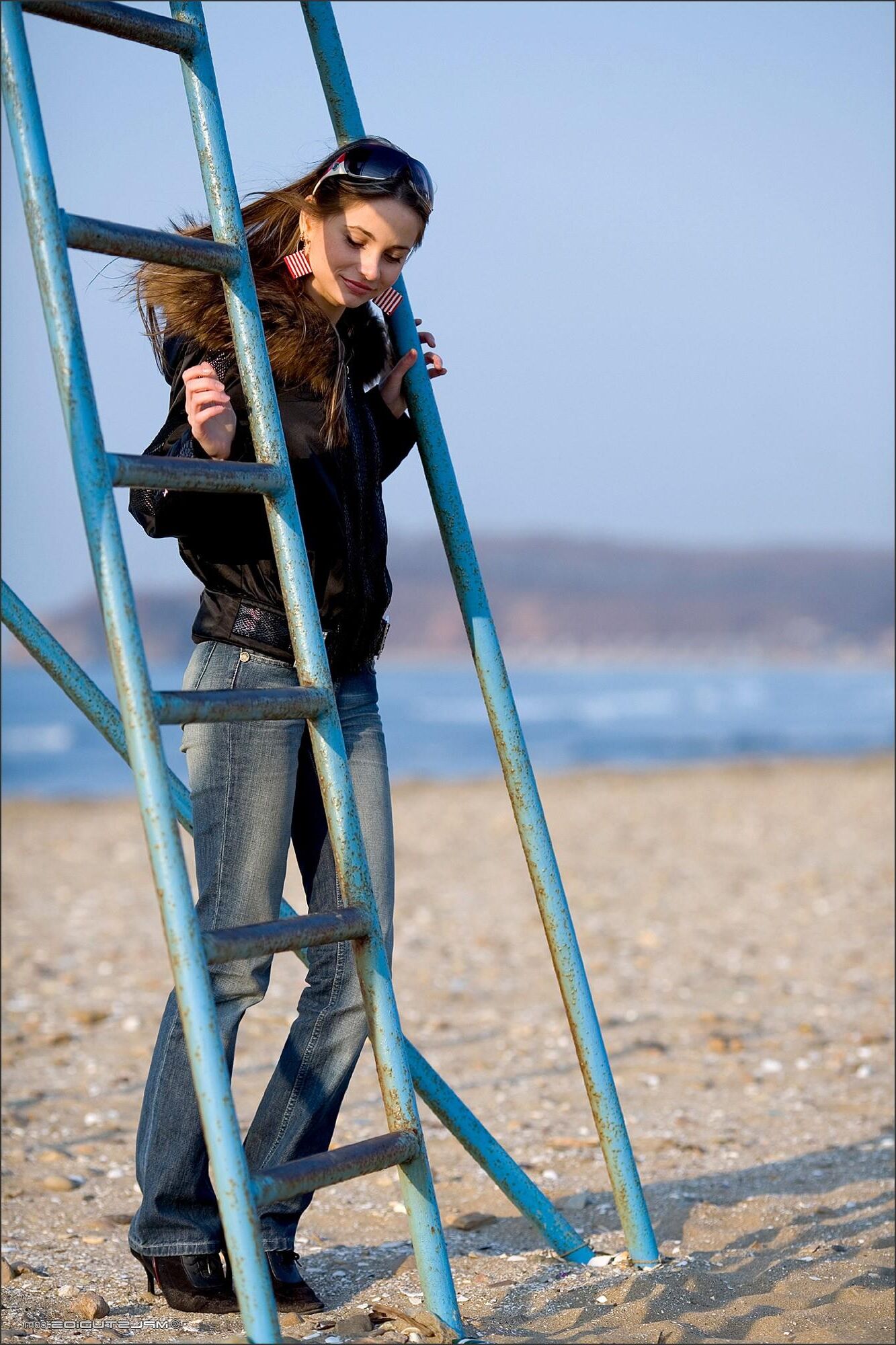 Anya invierno en la playa