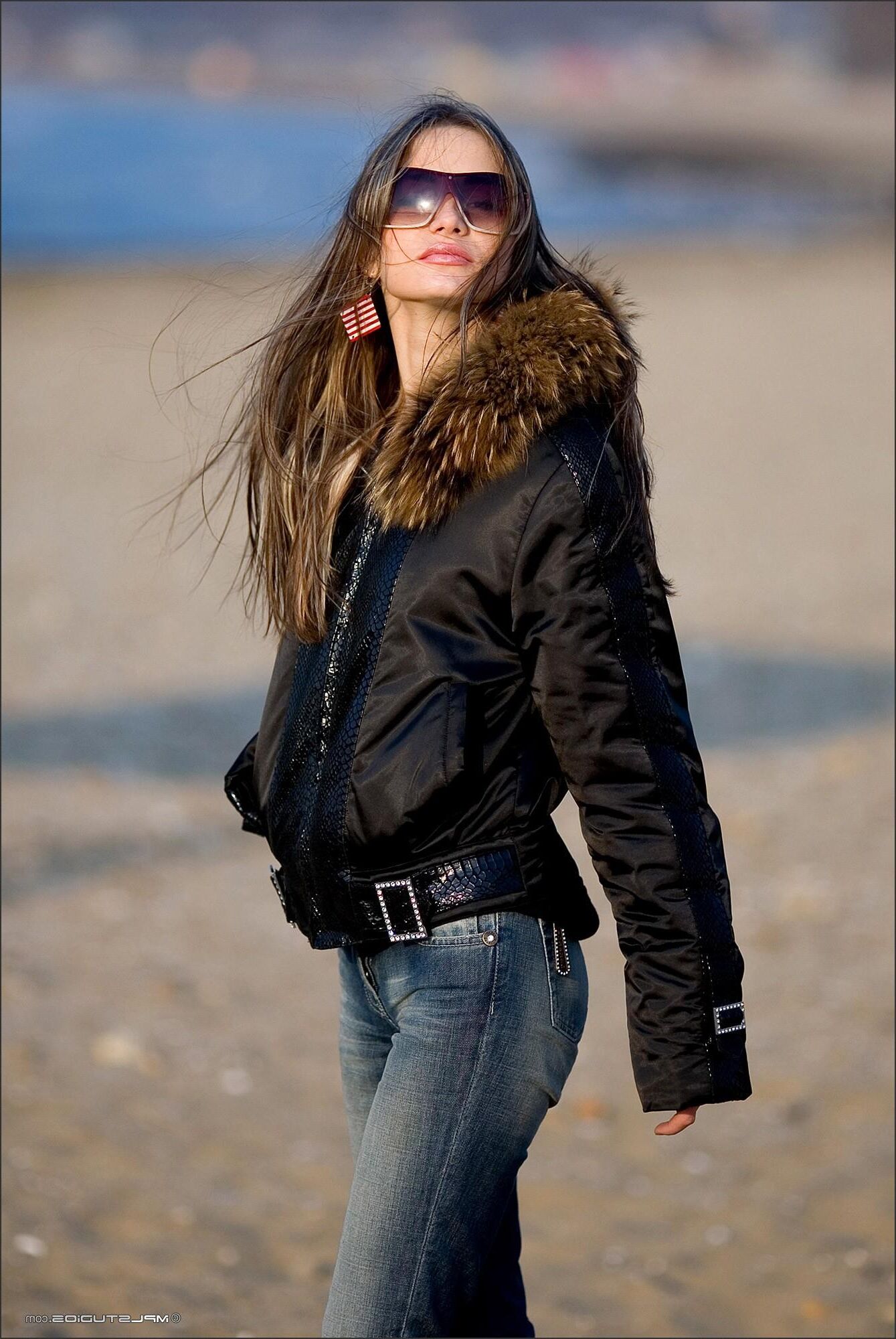 Anya invierno en la playa