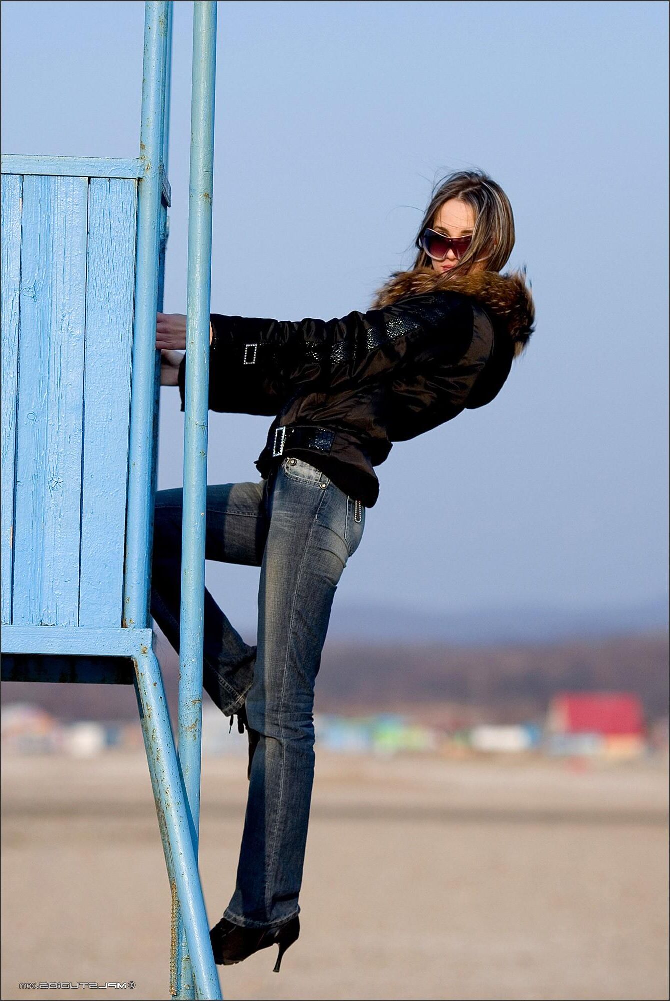 Anya invierno en la playa