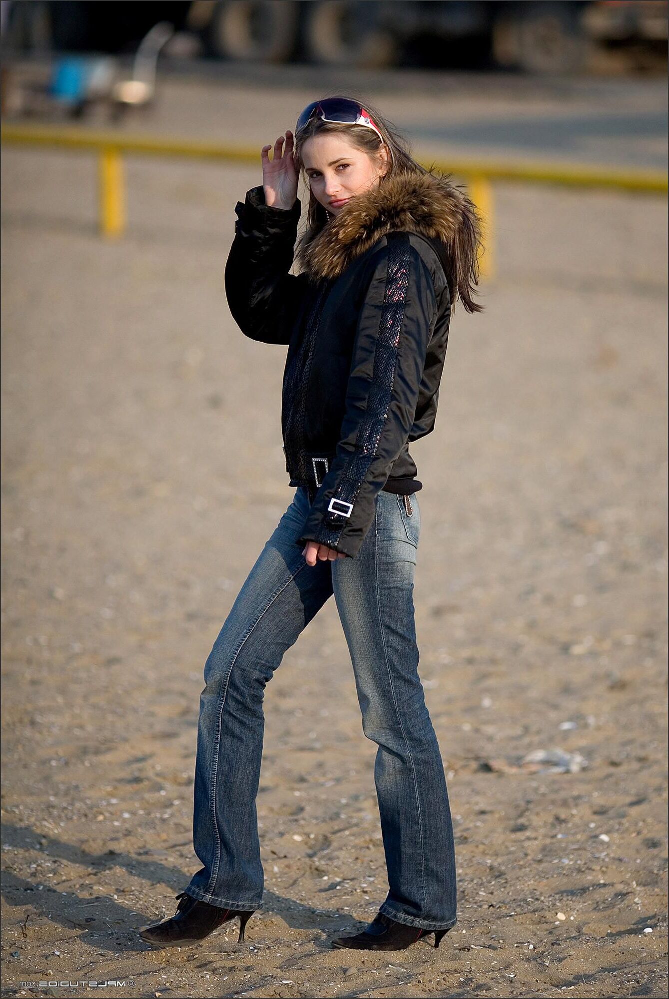 Anya invierno en la playa