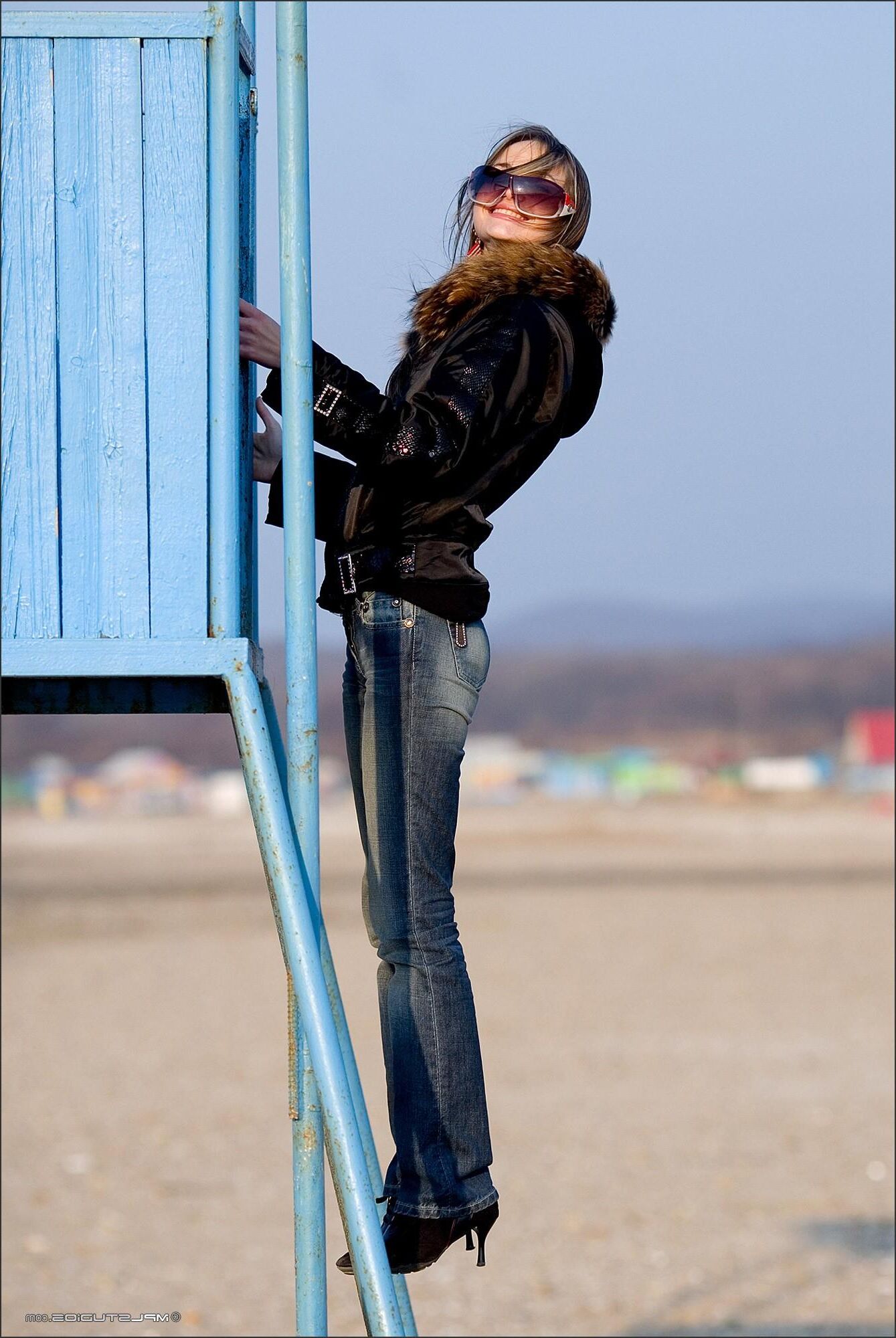 Anya invierno en la playa