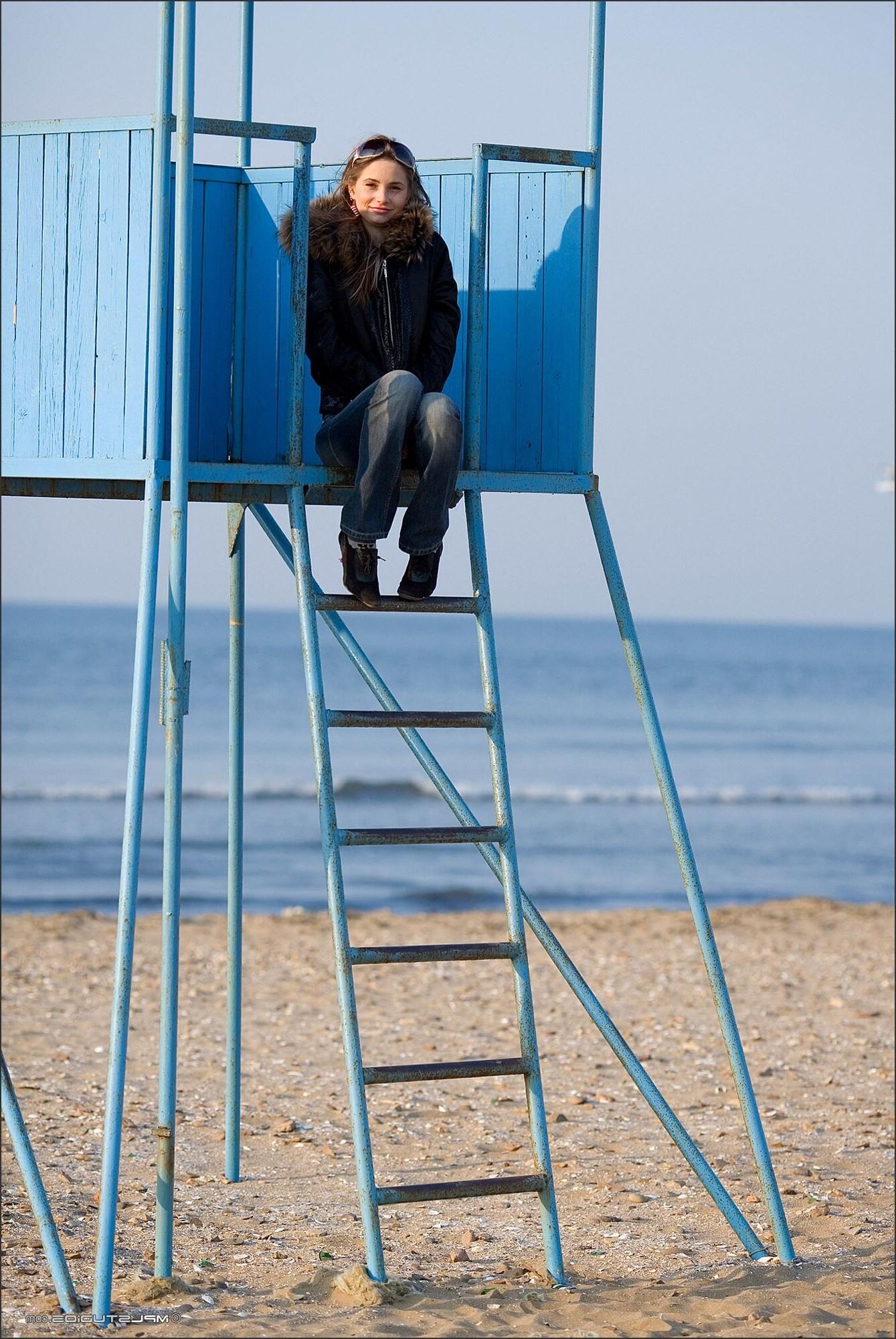 Anya invierno en la playa