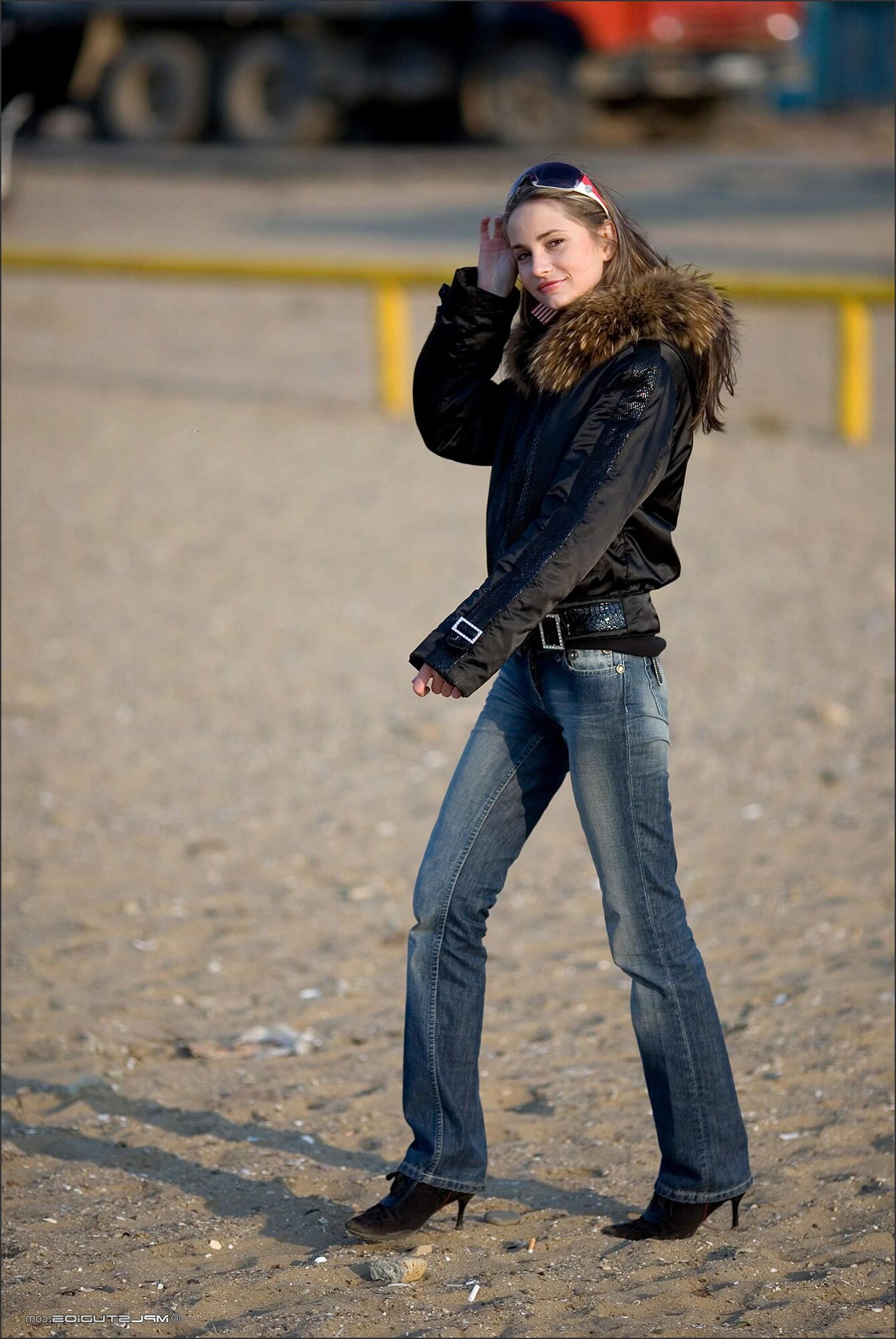 Anya invierno en la playa