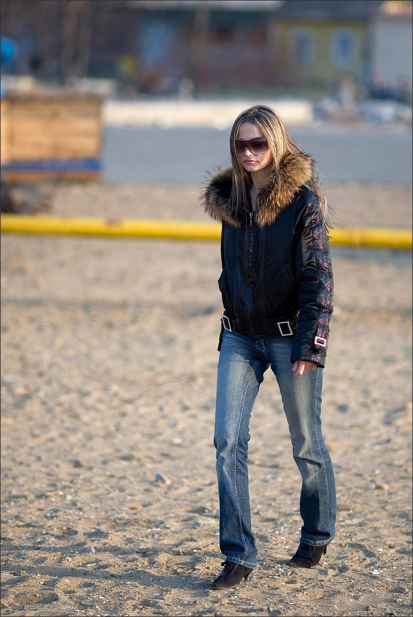 Anya invierno en la playa