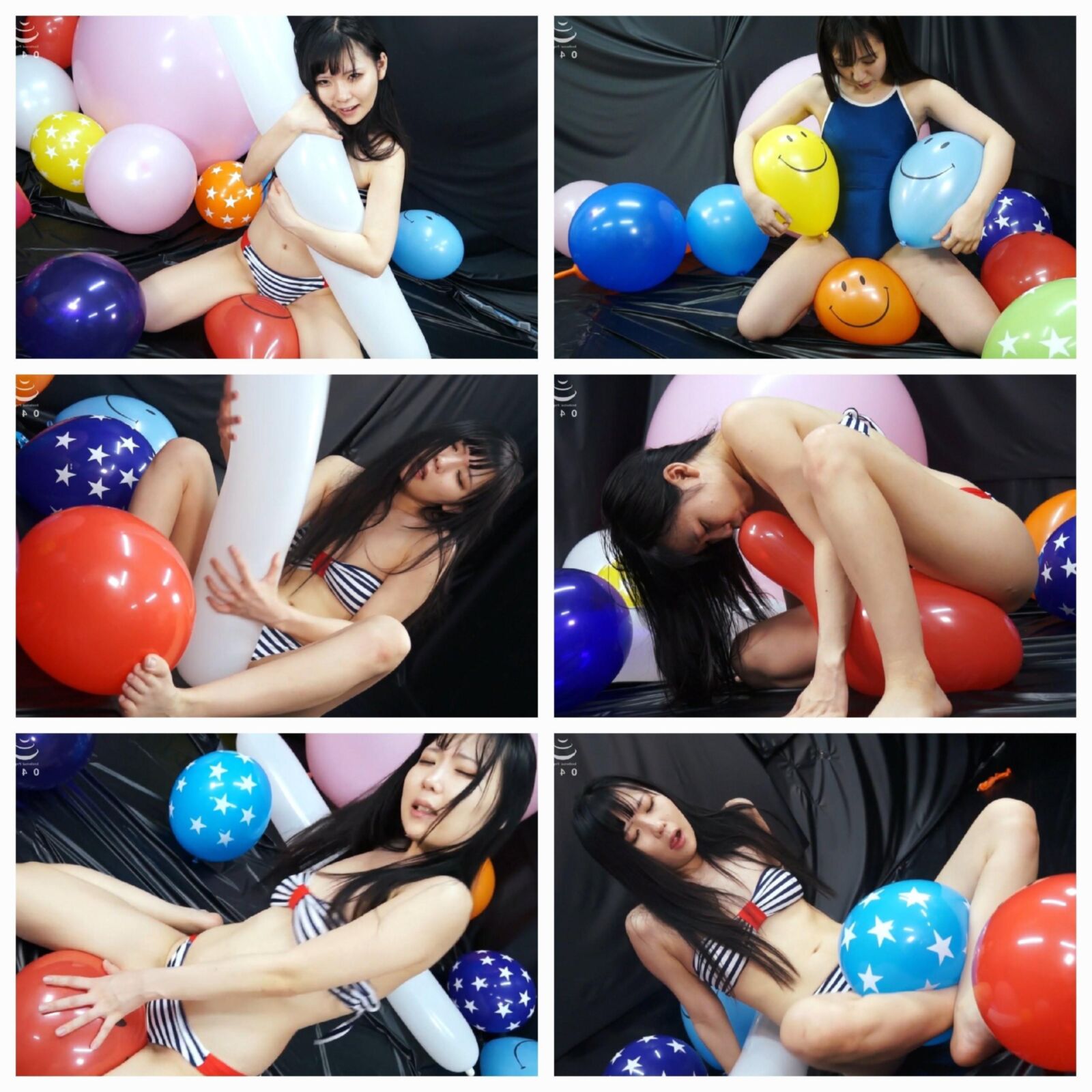 Chicas y globos