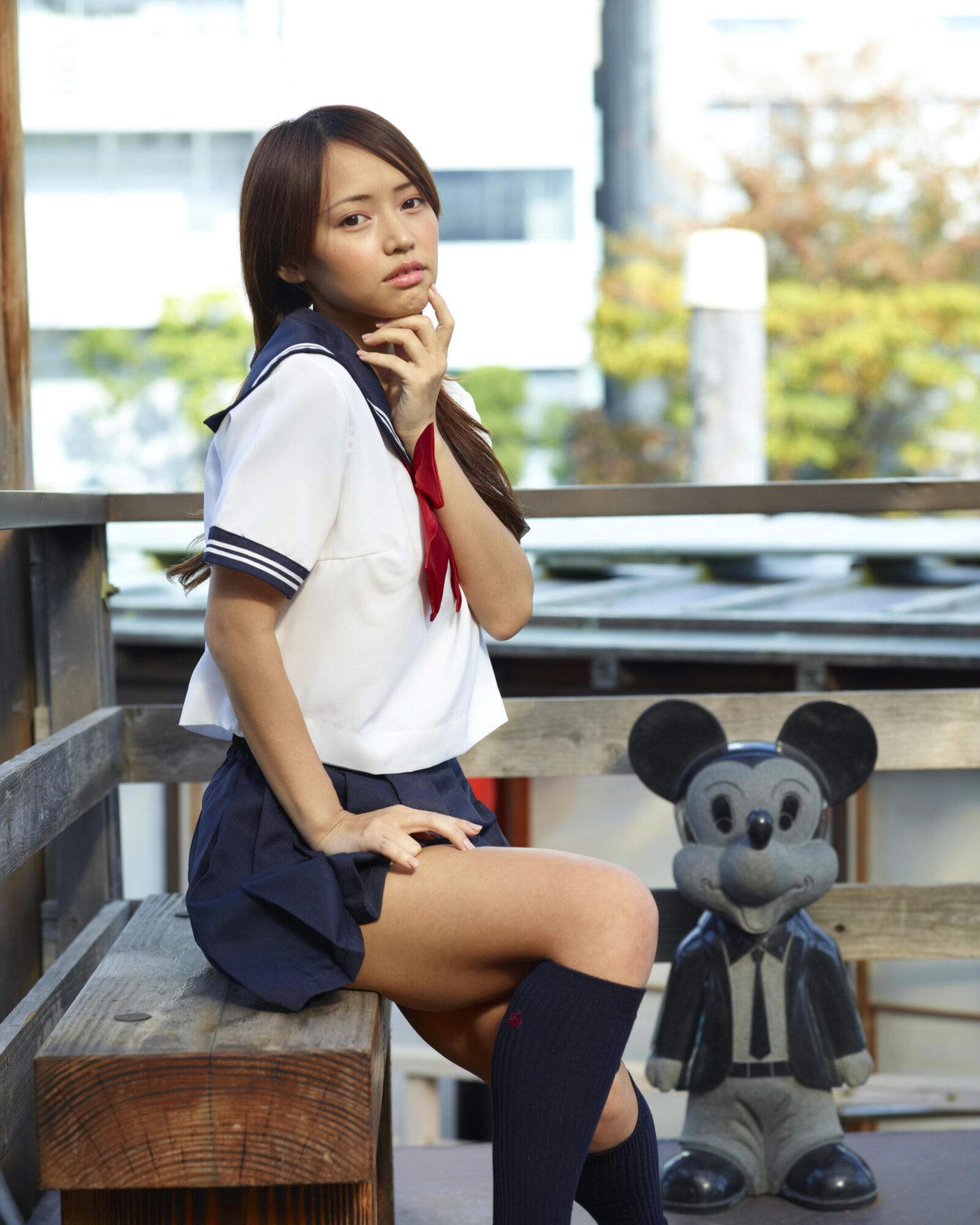 Japan Mayuko Japanische Schuluniform