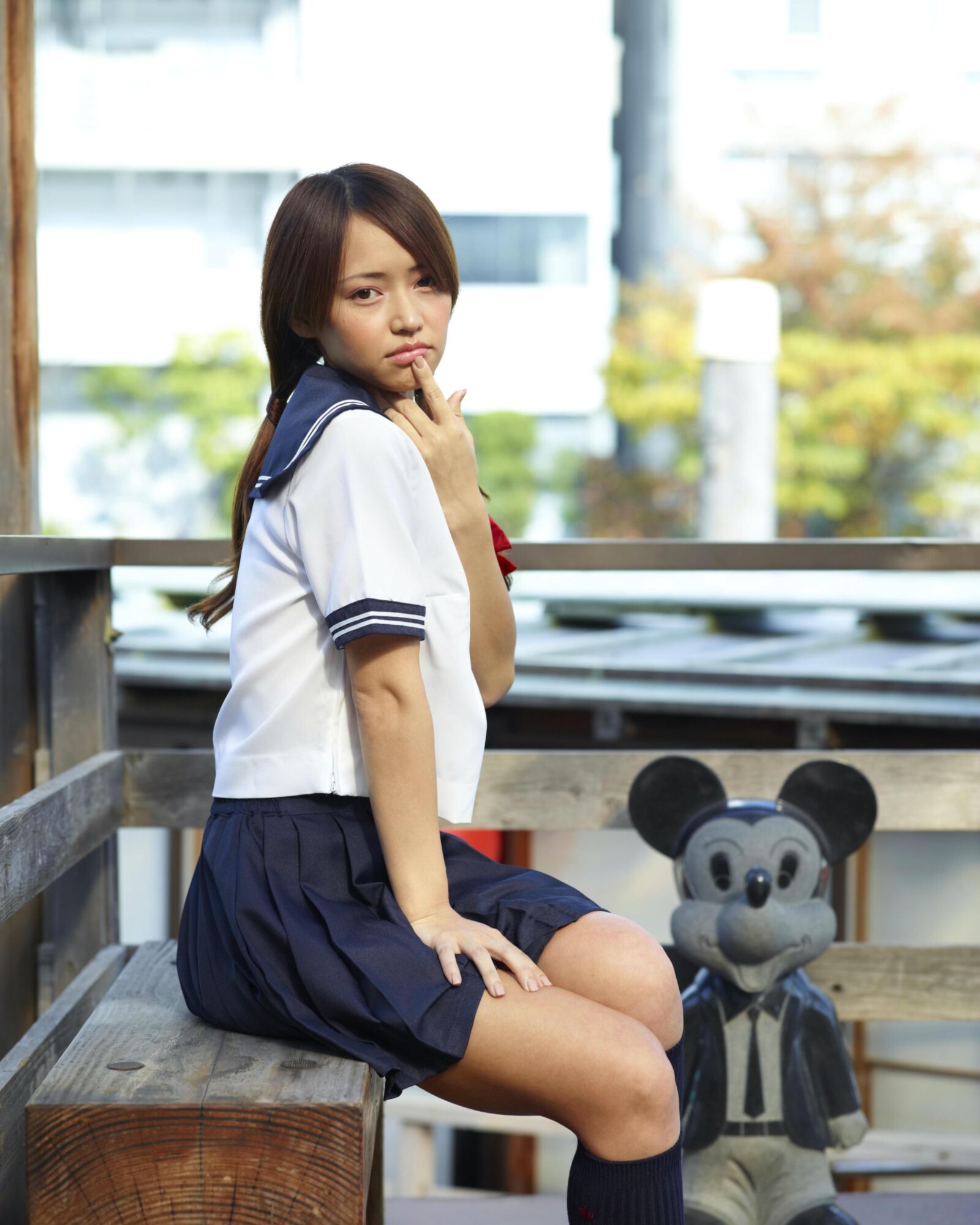 Japan Mayuko Japanische Schuluniform