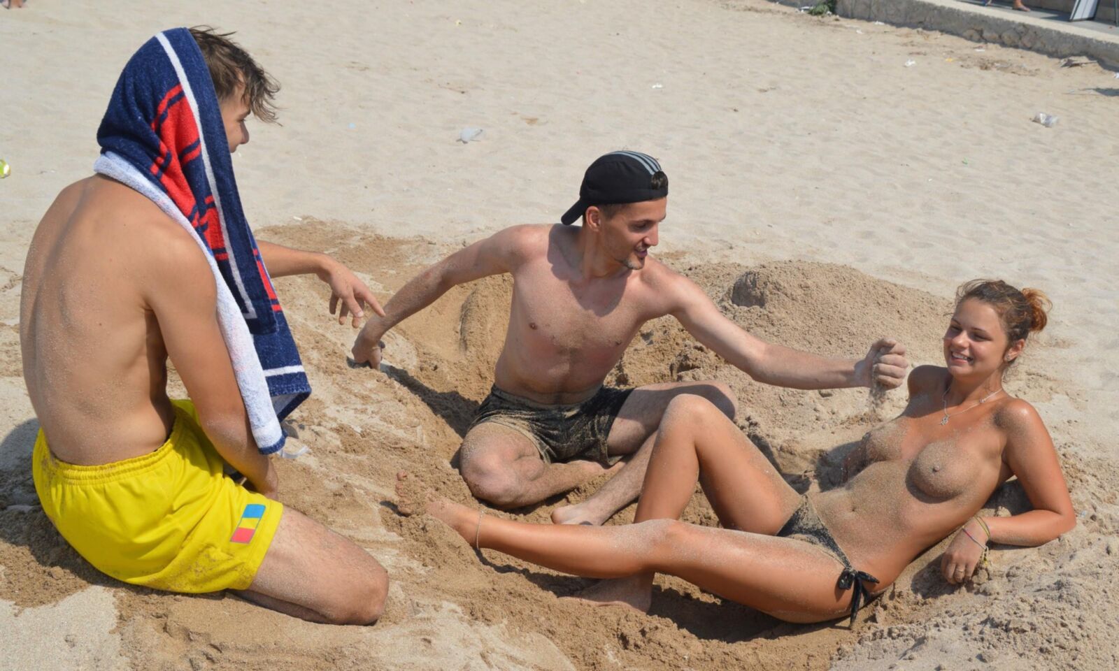 Beach ofelia misturando