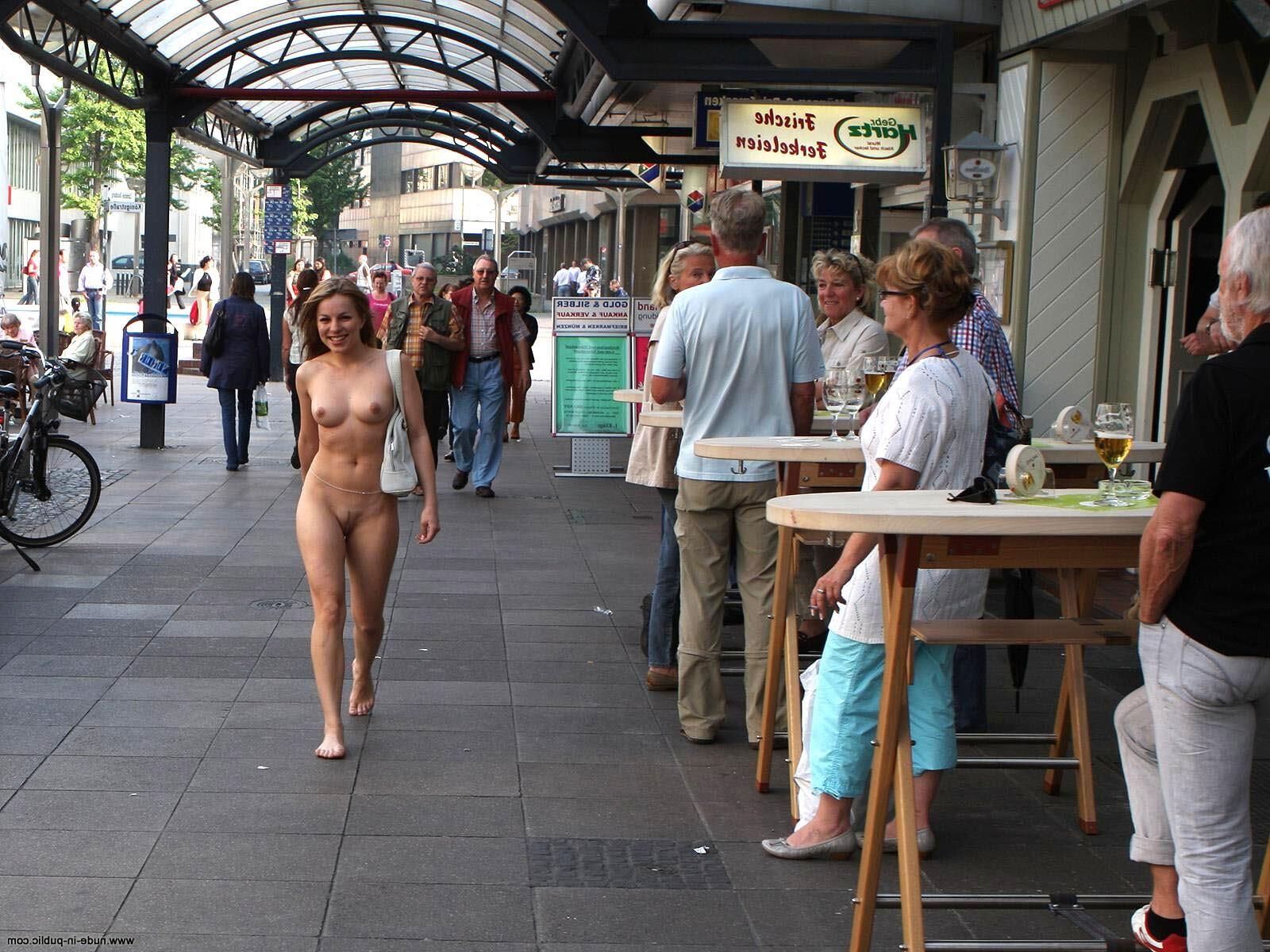 Nude in public Alena E