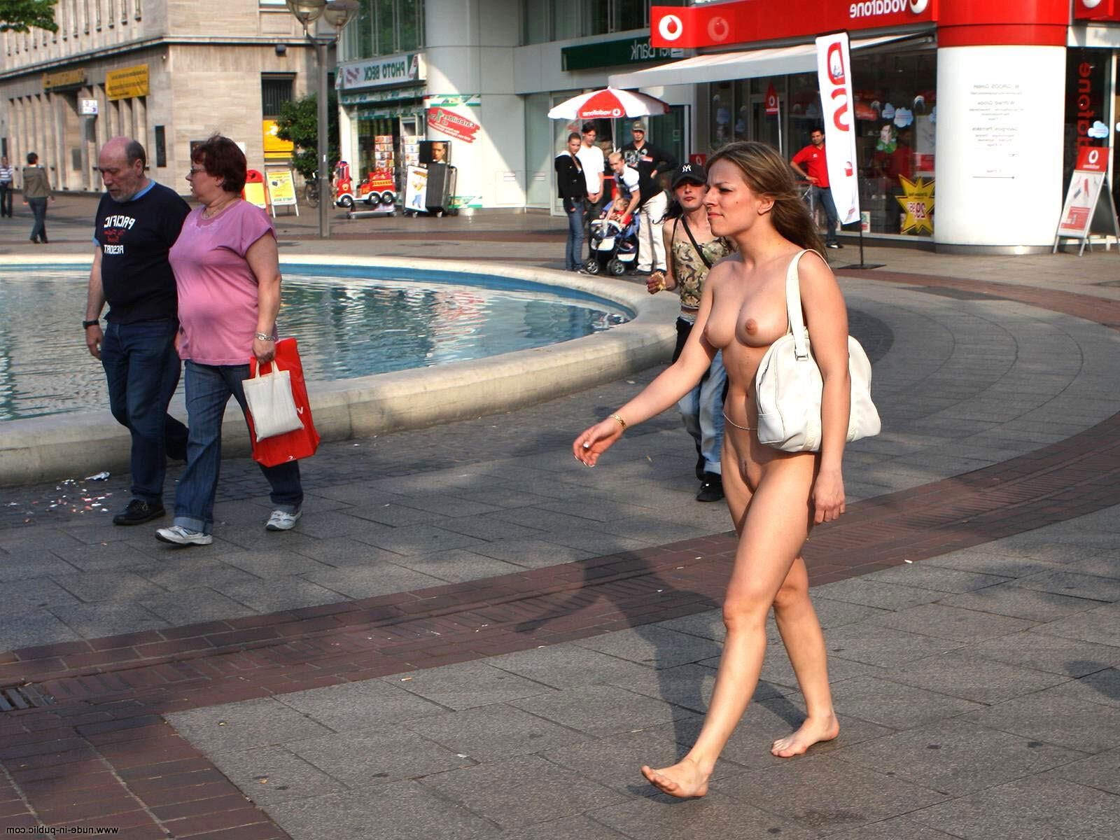 Nude in public Alena E