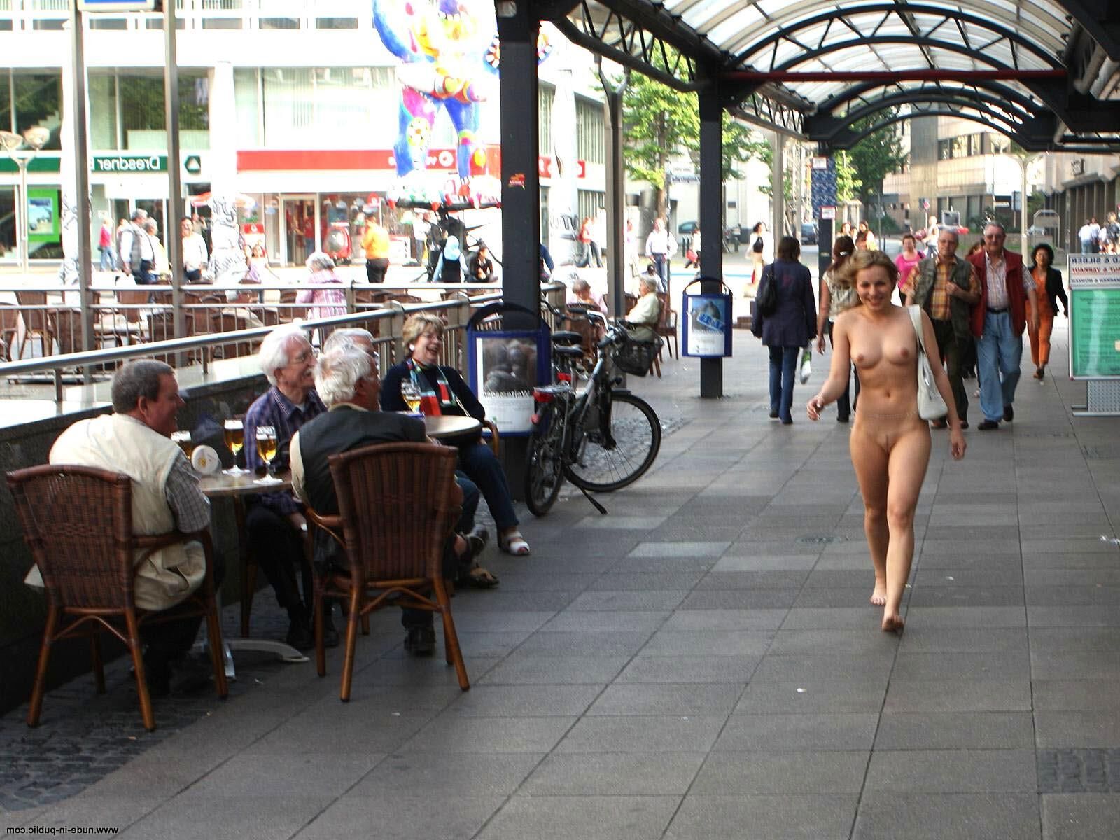 Nude in public Alena E