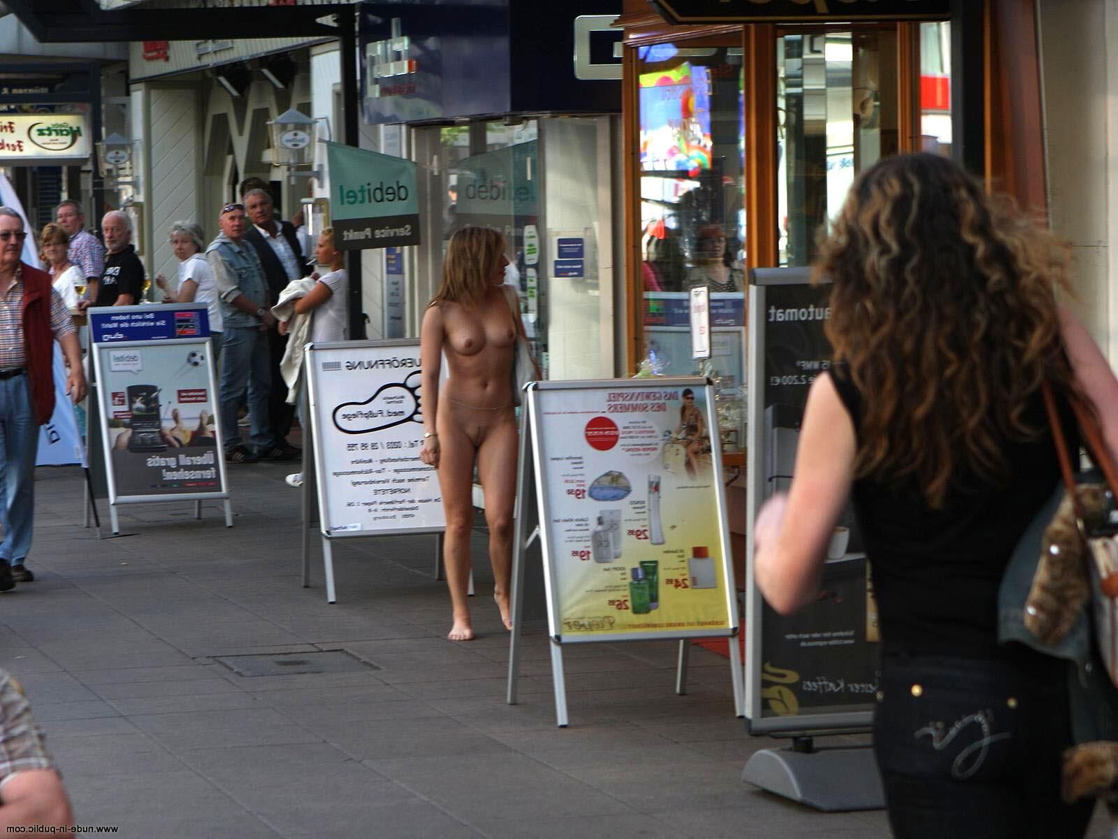 Nude in public Alena E