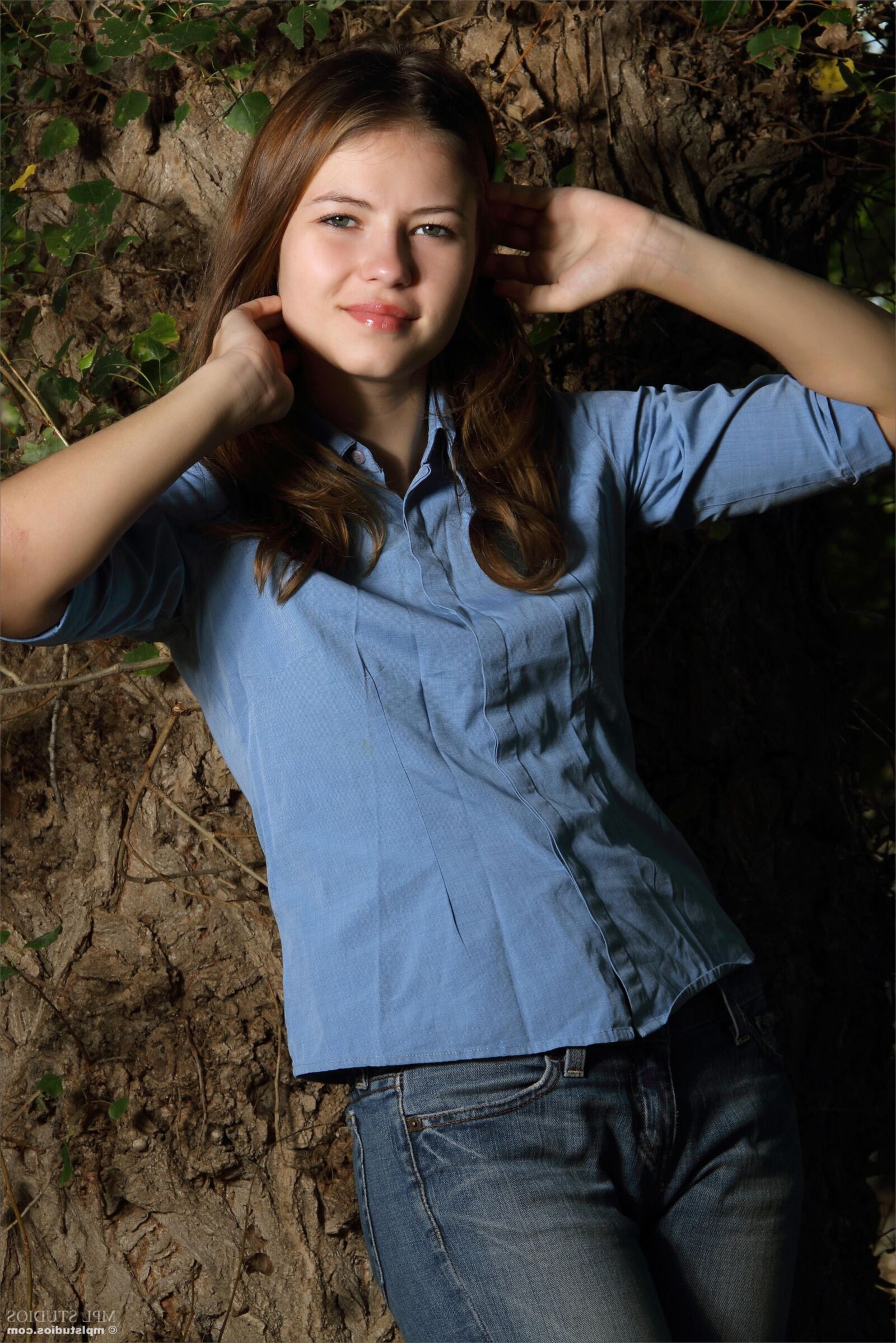Jenna Naked in the Forest