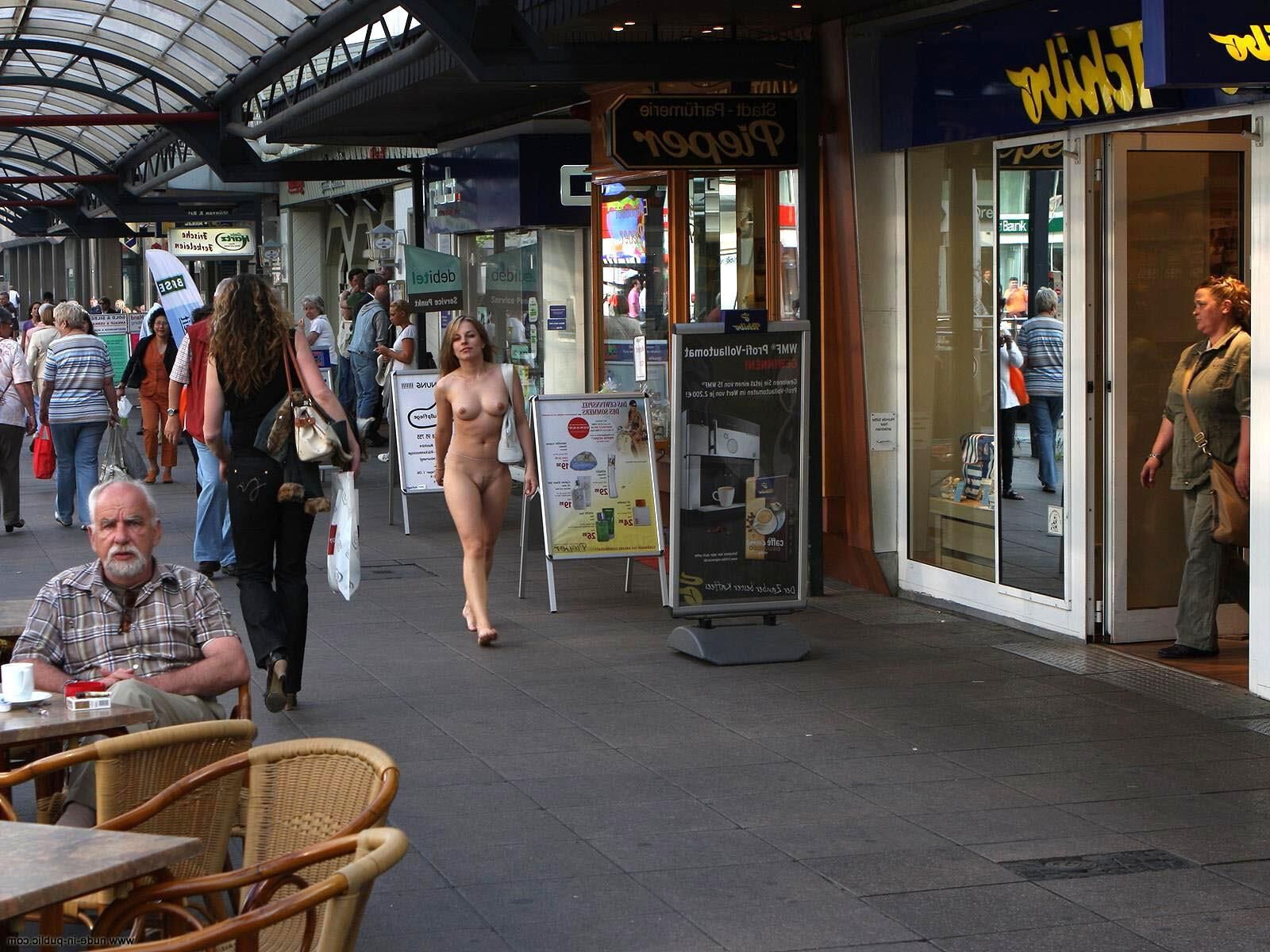 Nude in public Alena E