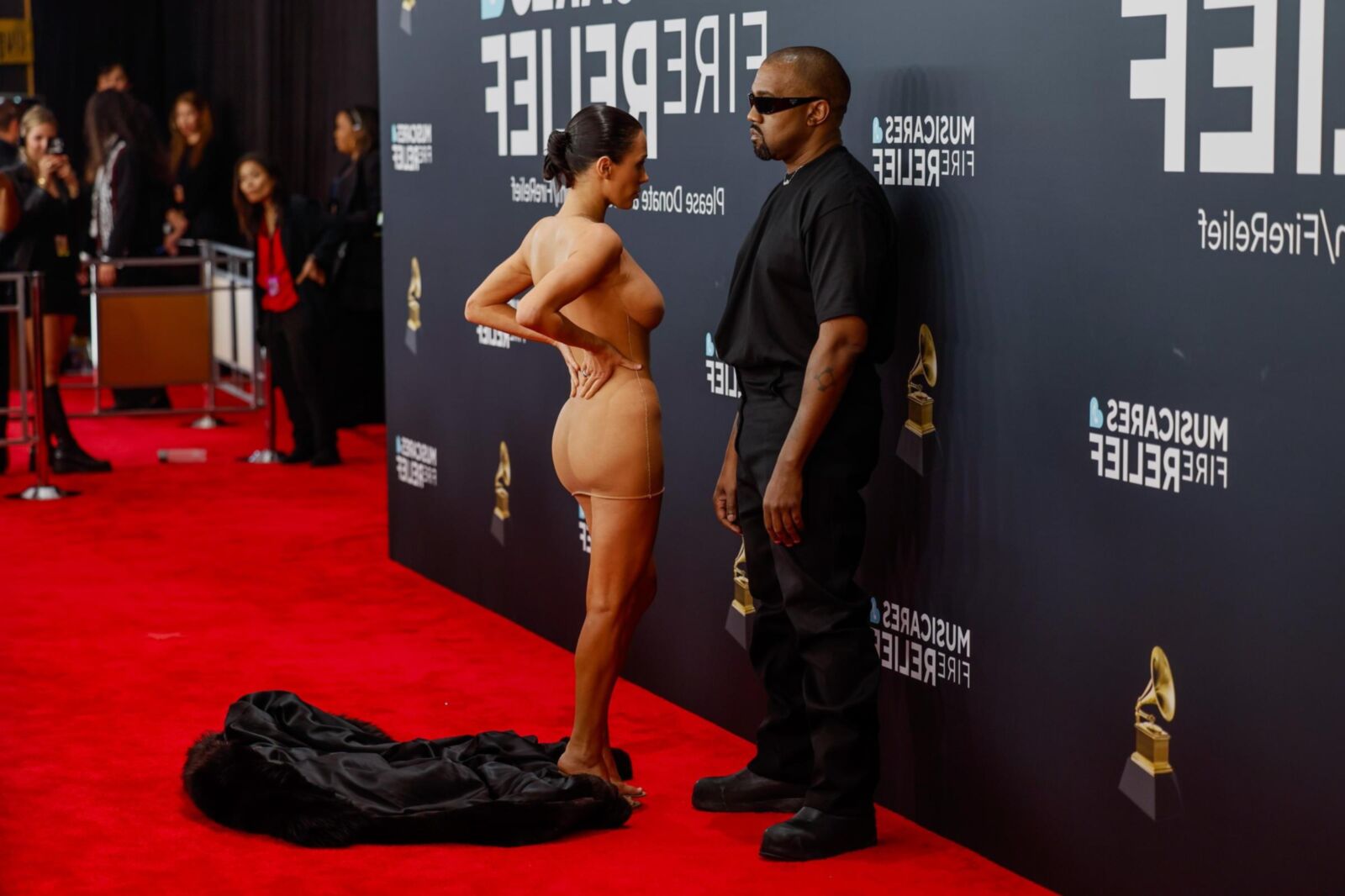  Bianca Censori at the Grammy Awards