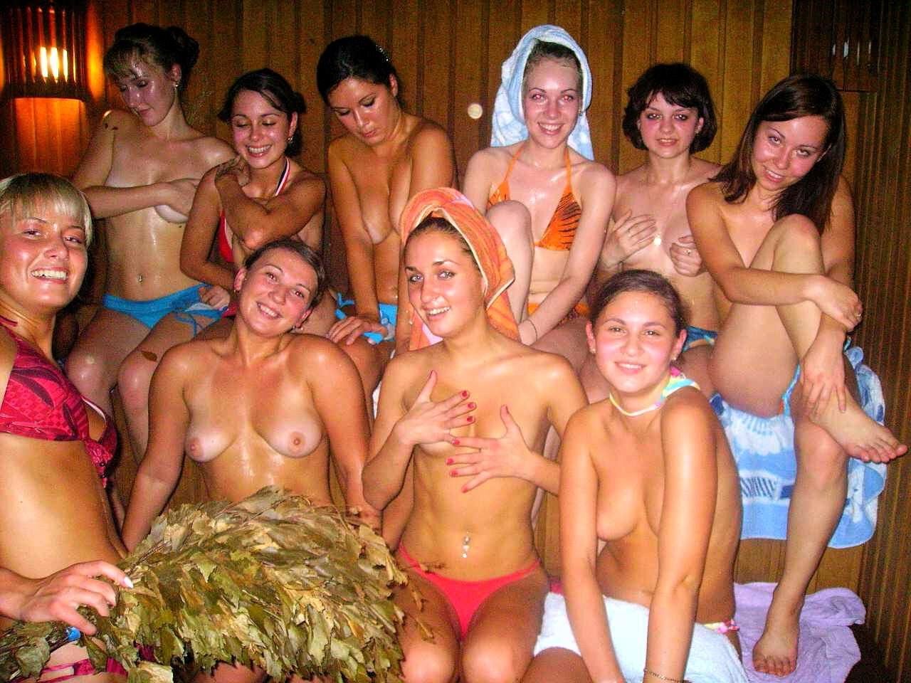 In der Sauna