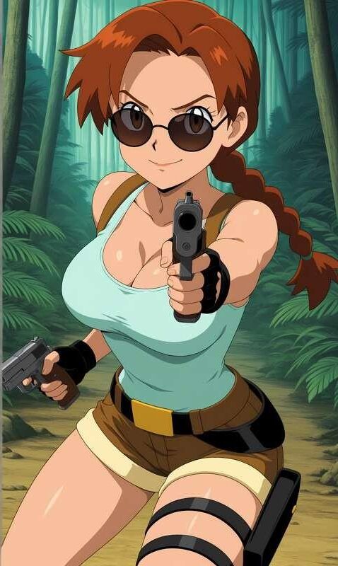 Anime Lara Croft Softcore