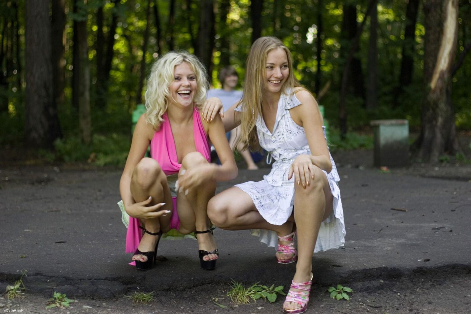 Nud Art Barbara y Valya Walk in the Park X