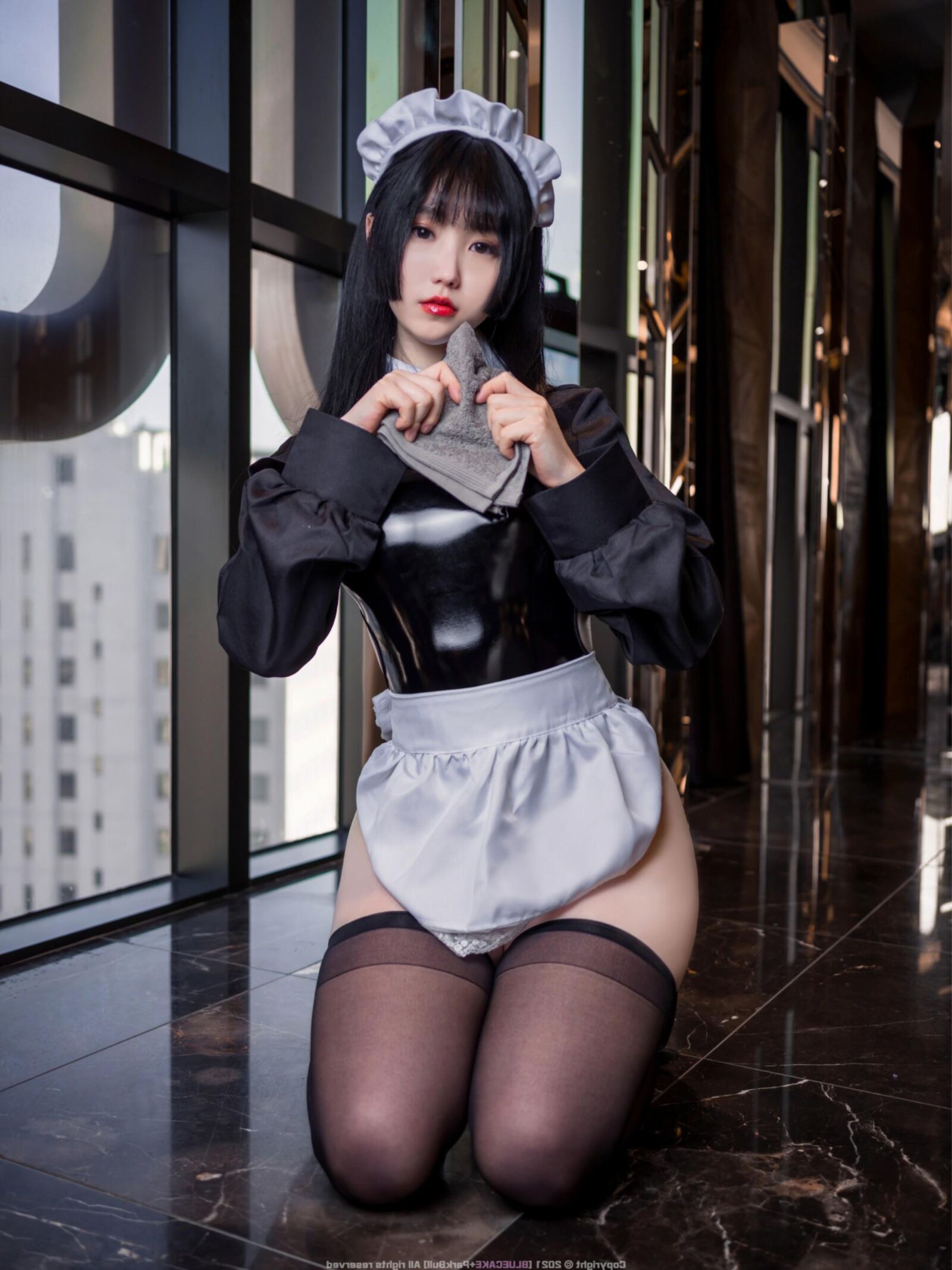 Jamong Latex Maid Slut Fetish