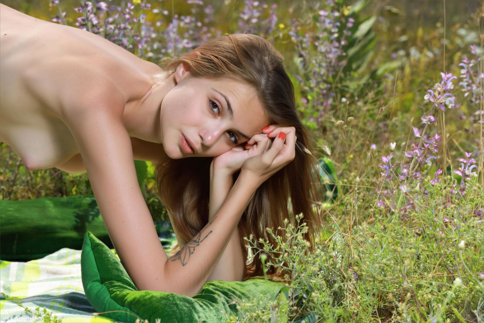 Elle A Field of Flowers II