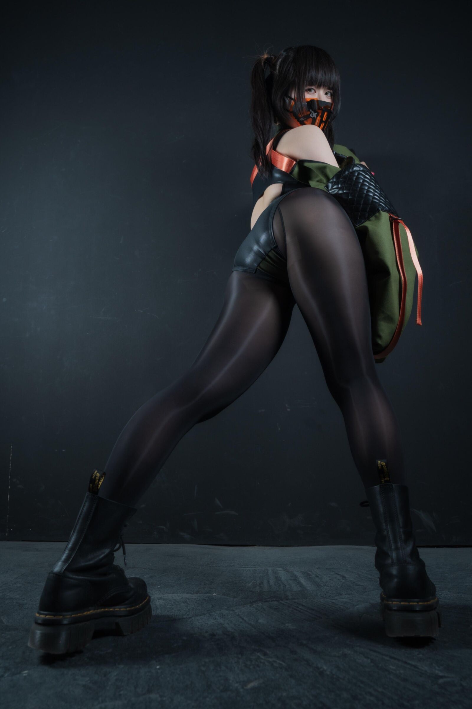 Asian, Lack, Nylons 