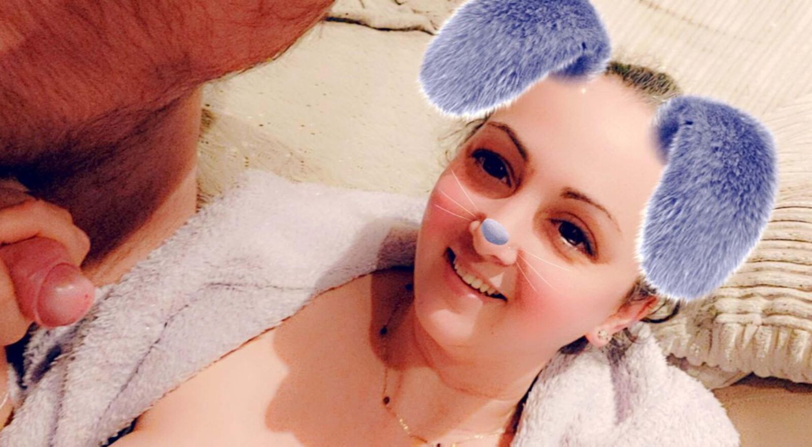 Snapchat Easter bunny