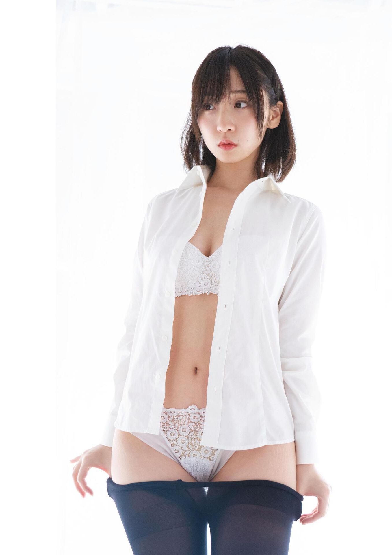 Moe Iori Photobook million black tights aliens