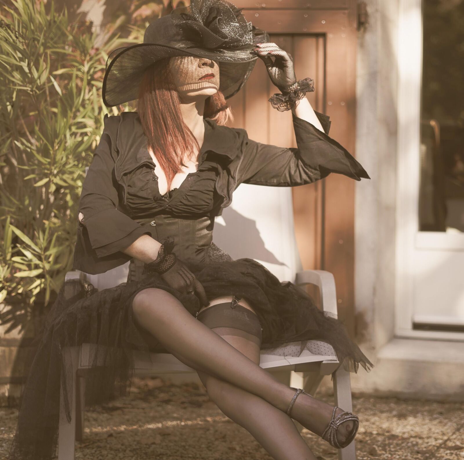 Milf, Mature,Lack, Nylons 