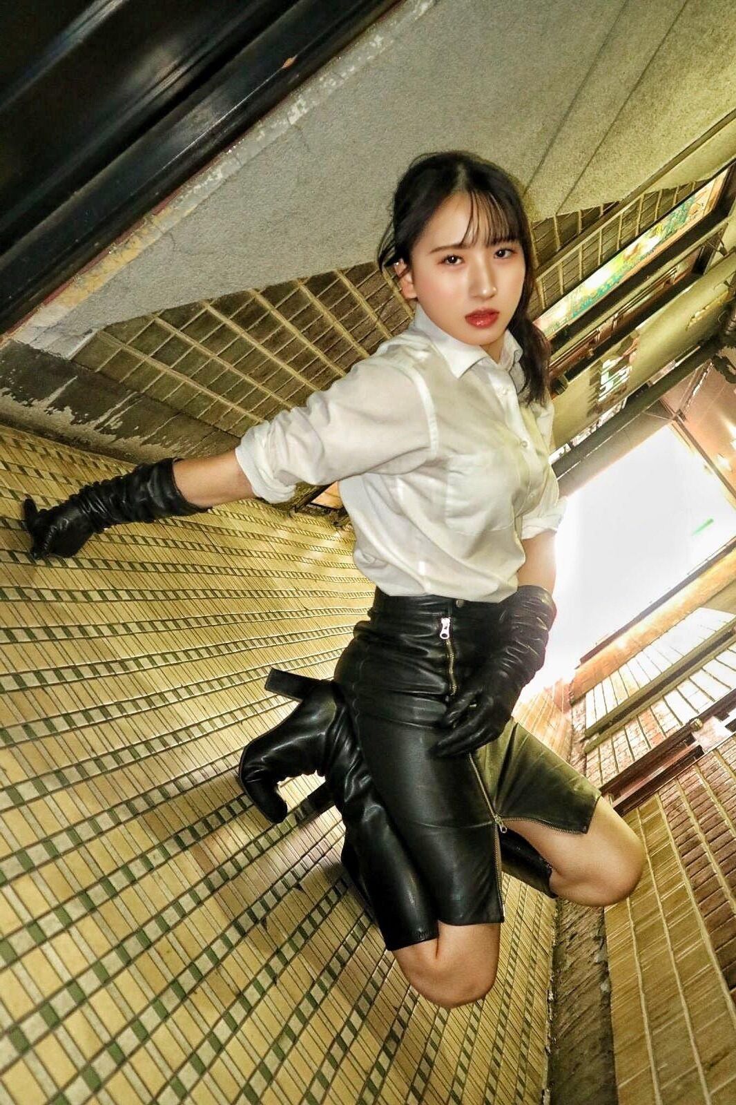 Asian, Lack, Nylons 