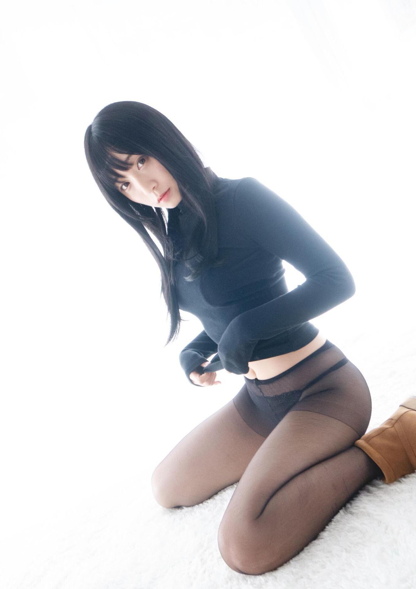 Moe Iori Photobook million black tights aliens