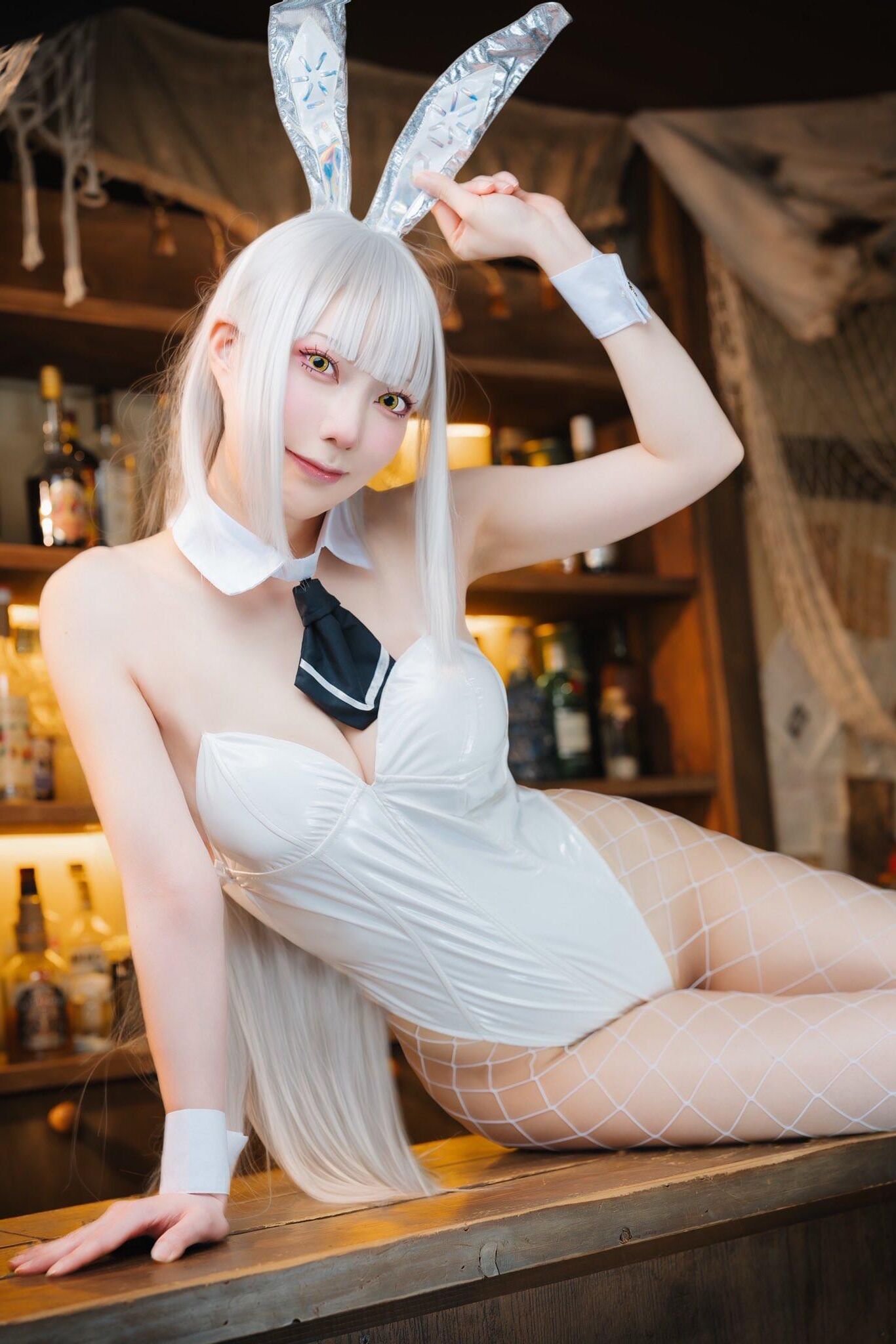 Asian, Lack, Nylons 