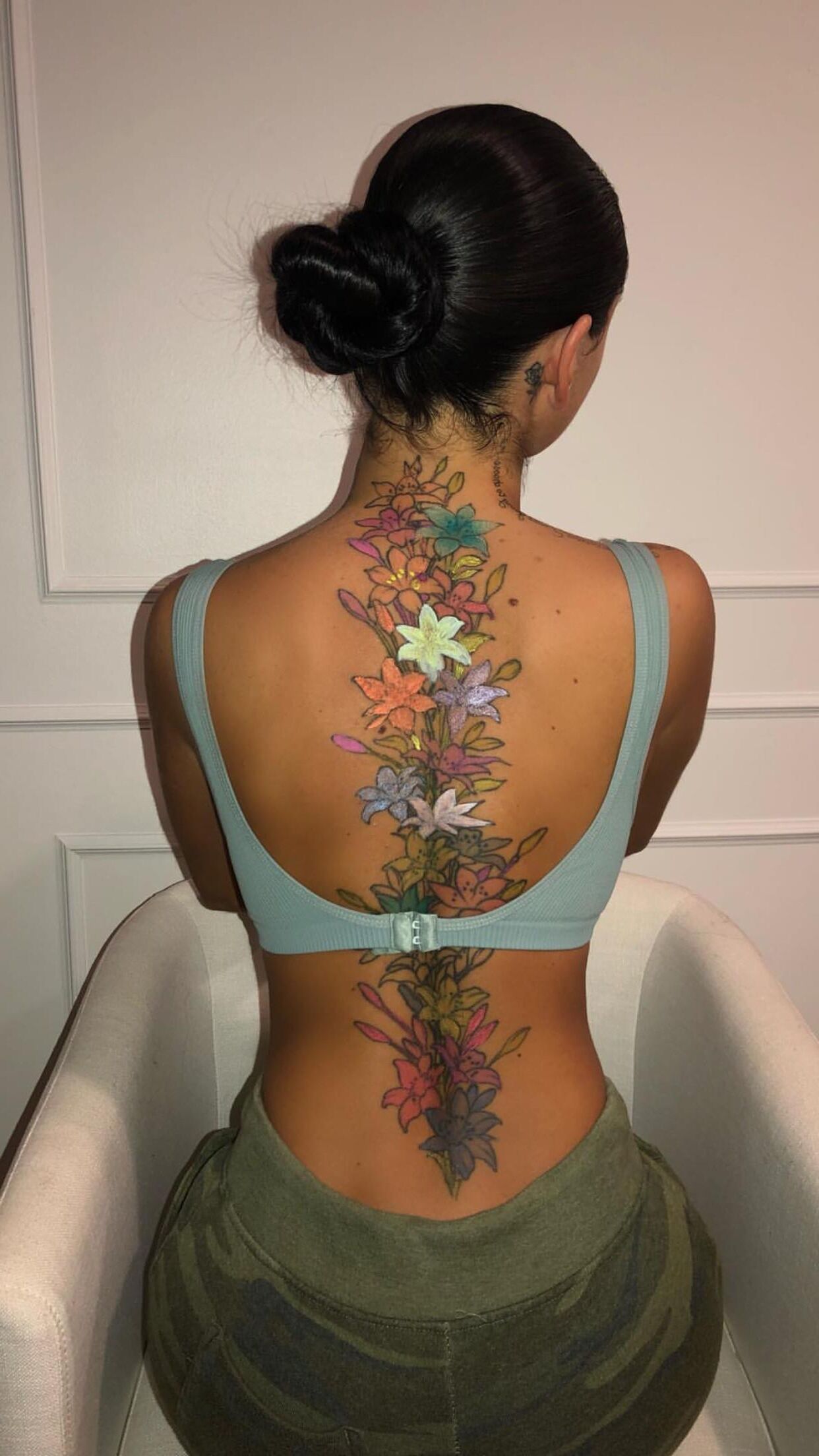 woman's back