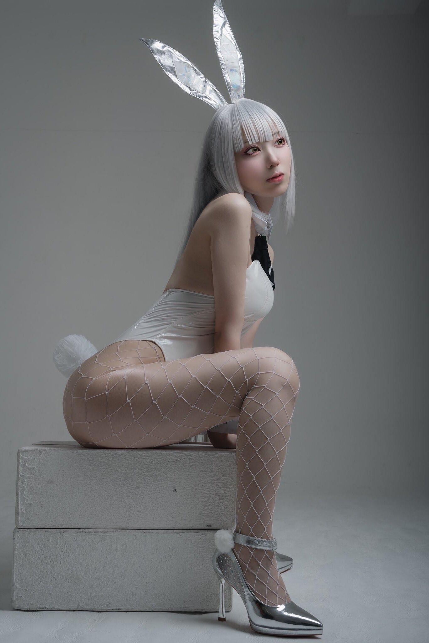 Asian, Lack, Nylons 