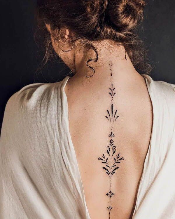 woman's back