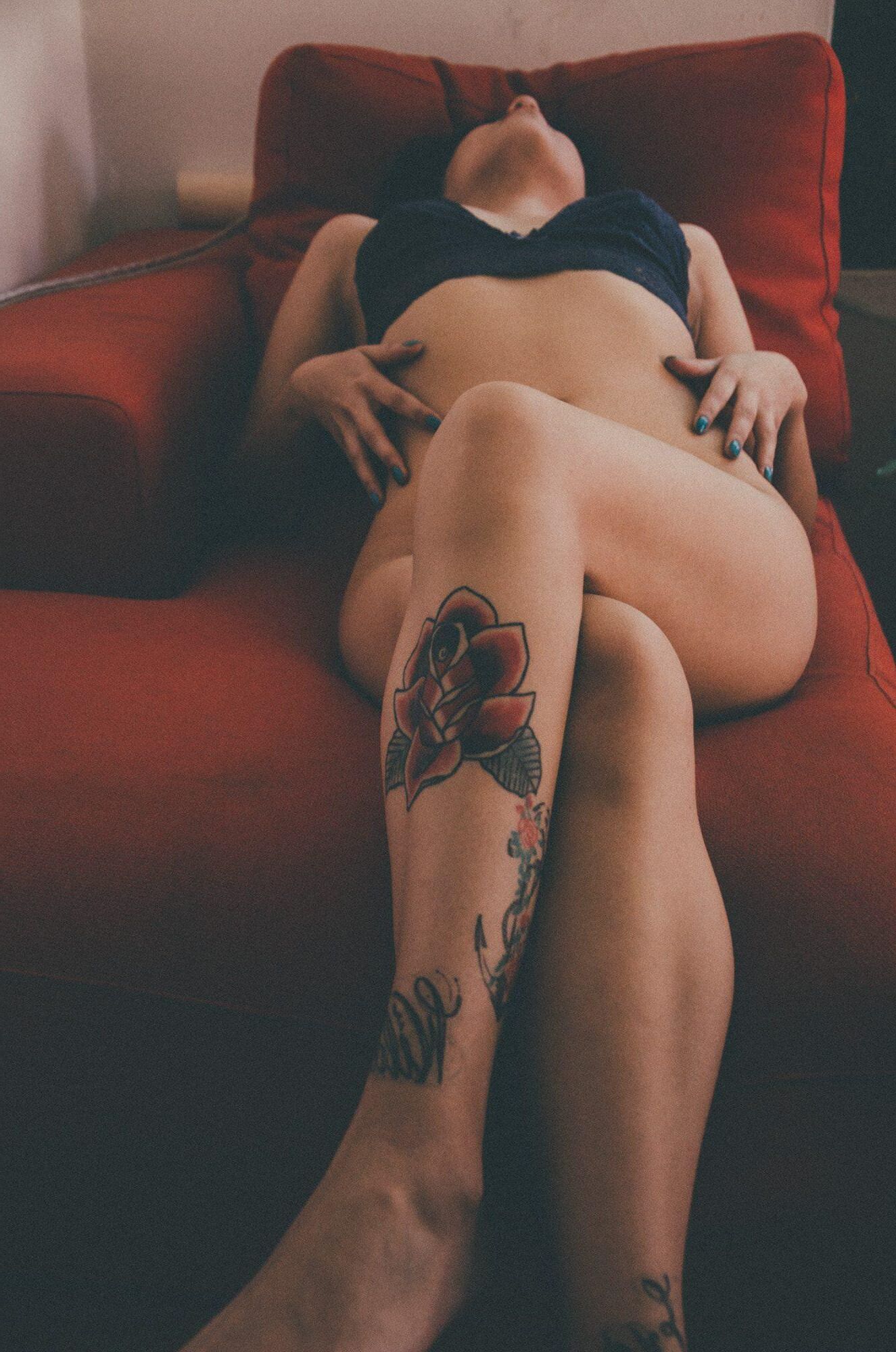 Mat Boudoir Figurativer Freistil