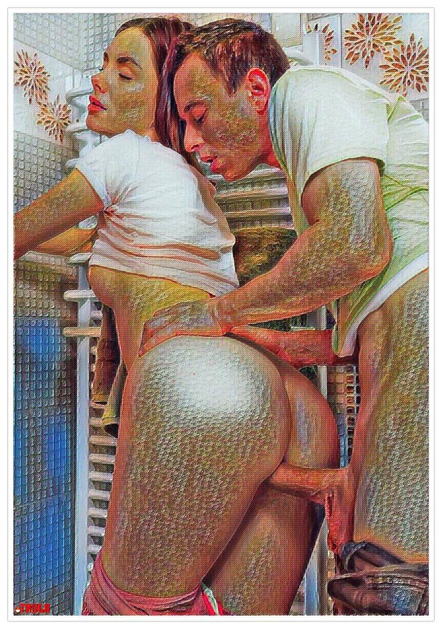 Art porn (drawing and painting effect)