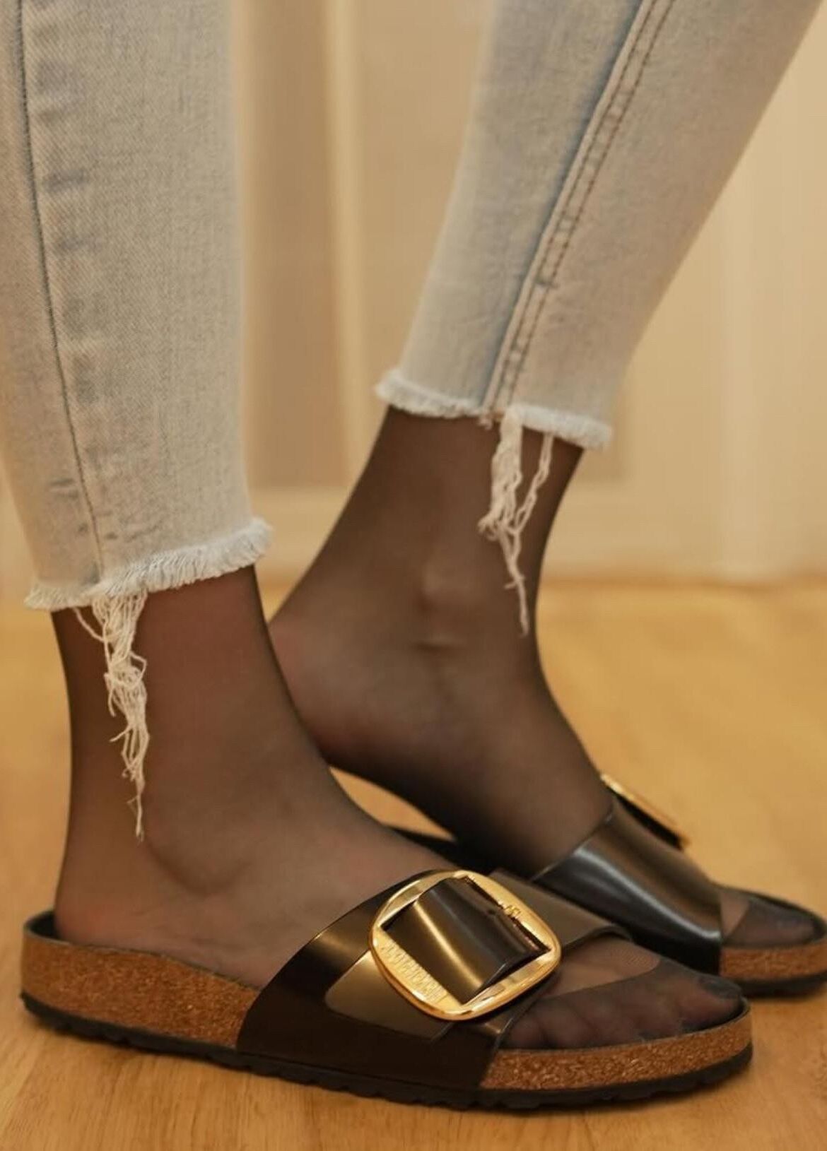 hot nylon feet