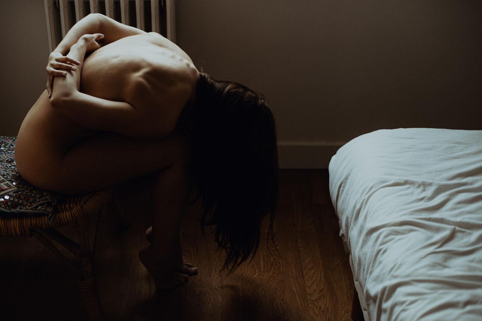 Blueberry Boudoir schießen zu Hause