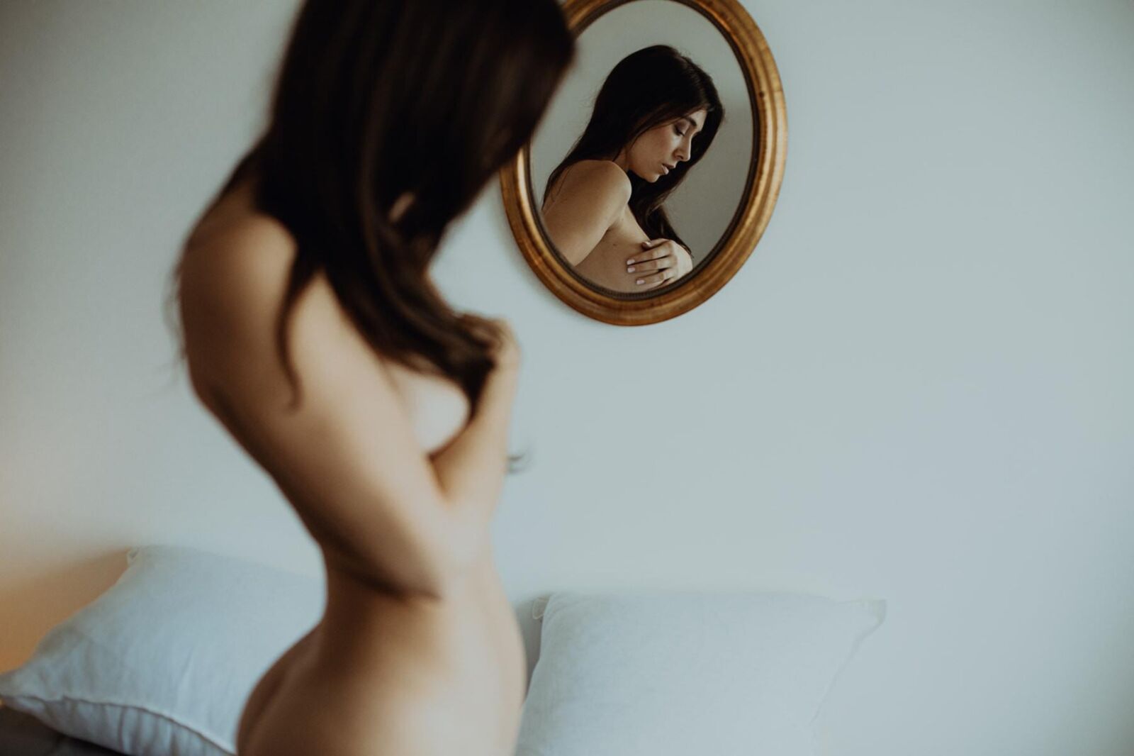 Blueberry Boudoir schießen zu Hause