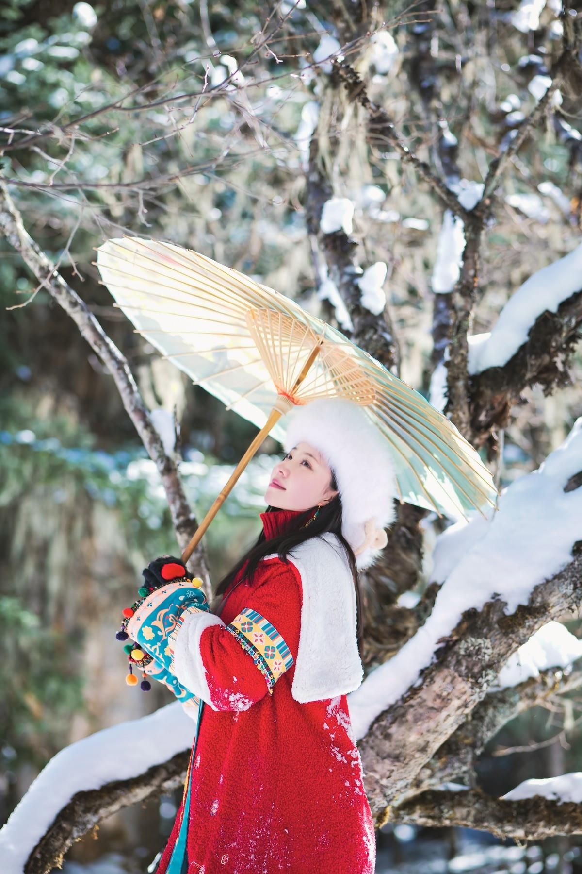 Nian Nian Cosplay Abaspicious Snow Geralls хороший урожай