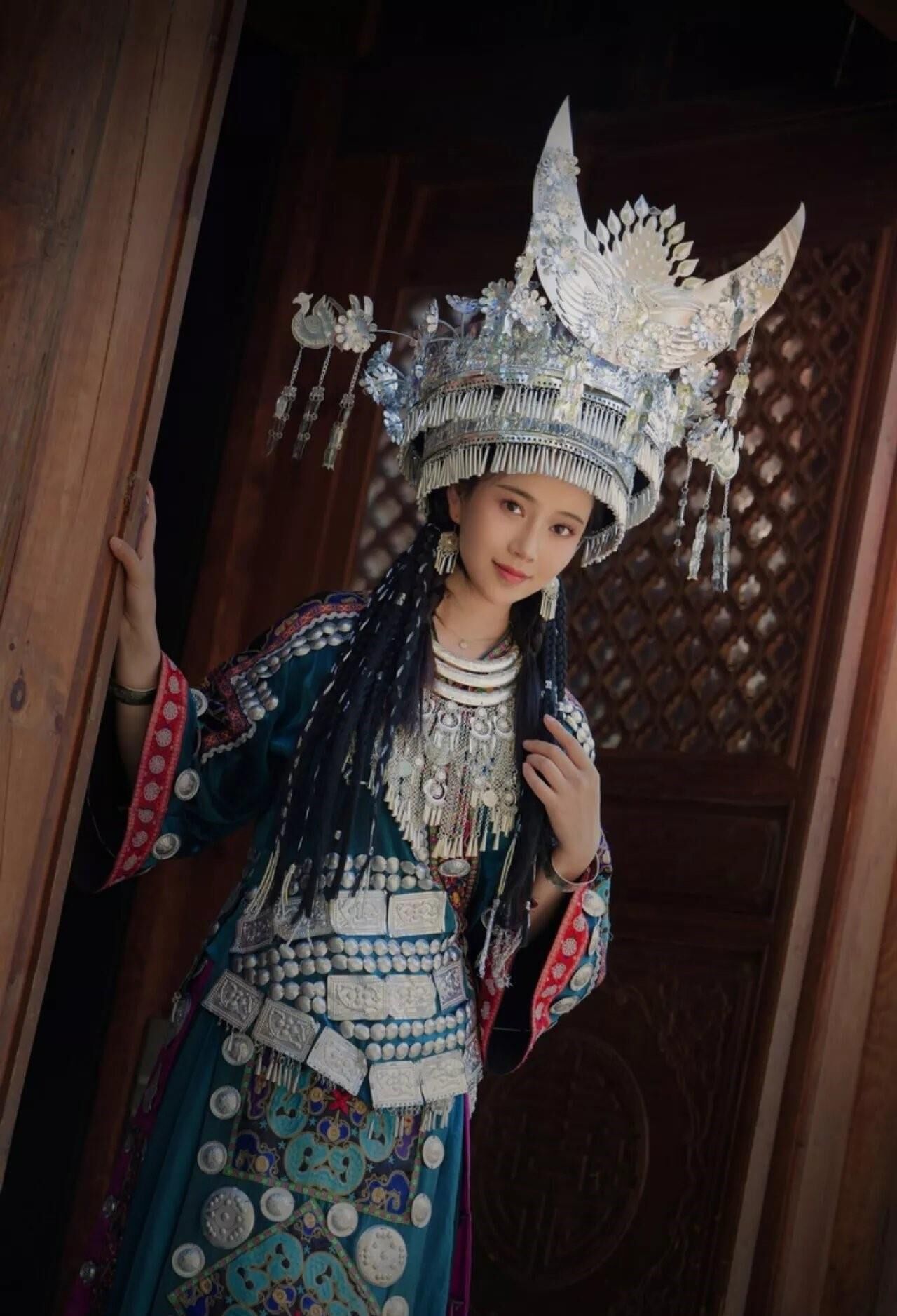 Chinese Cutie in Traditional Hmong Dress