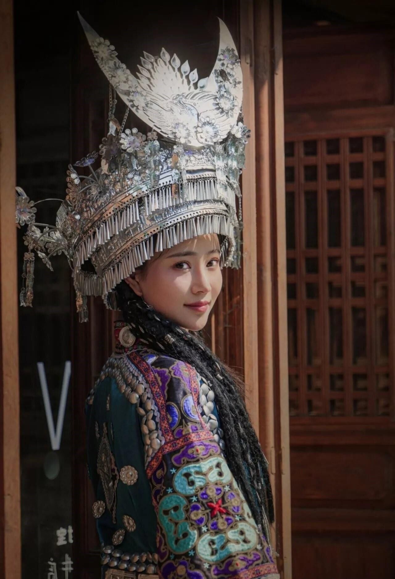 Chinese Cutie in Traditional Hmong Dress